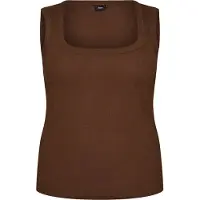 Zizzi Top 'MVikka' marrone
