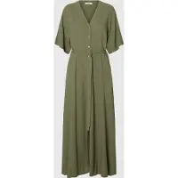 Selected Vestito Lungo Donne Verde 36