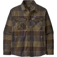 Patagonia Lightweight Insulated Fjord Flannel Shirt Giacca tempo libero Uomo (L, marrone)
