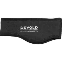 Devold Endurance Merino Headband Fascia sportiva per la fronte (One Size, nero)