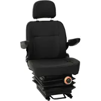 Syfax Sedile per trattore con sospensione Nero 56 x 57 x 87 cm