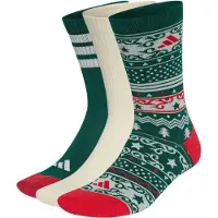Adidas Christmas Graphic Crew Sock 3 Pair Pack Calze casual Uomo (43-45, variopinto)