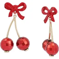Betsey johnson Orecchini 'Love Spell' oro / rosso
