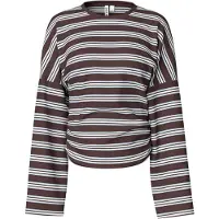 Pieces Top A Maniche Lunghe | Marrone | M