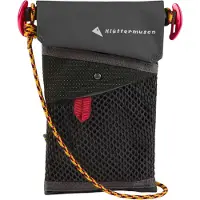 Klättermusen Hrid WP Lanyard Pocket Borsa a tracolla nero/grigio