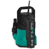 Vonroc Pompa sommersa acqua pulita - 550 W - 17.000 l/h | aspirazione piatta e sensori