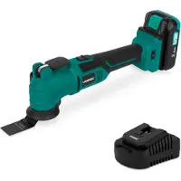 Vonroc Multitool a Batteria 20V | Incl. batteria 2.0Ah e caricatore rapido