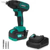Vonroc Avvitatore a impulsi 20V – 4.0Ah | Con batteria e caricatore rapido