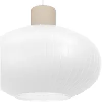 Eglo Lampada a sospensione Dasmina, Ø 25 cm, bianco/sabbia, vetro, E27