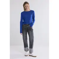 Summum Woman Round Neck Top Lyocell Wool Basics Royal Blue Taglia: XS | Maglie Sportivi Outlet | Donna | Blu