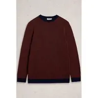 White Stuff Jacqaurd Crew Orange Multi Taglia: XS | Maglioni a maglia Outlet | Uomo | Arancione