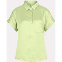 Esqualo Blouse S/slve Pocket Satin Look Apple Green Taglia: 34 | Magliette intime Outlet | Donna | Verde