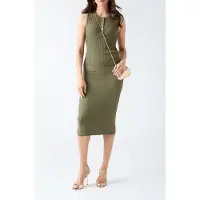Guess Marciano GUESS Giada Swtr Skirt Army Olive Taglia: S | Minigonne Outlet | Donna | Verde