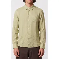 Guess Marciano GUESS Eco Ls Napa Linen Shirt Vetiver Leaf Multi Taglia: XL | Camicie Casual Outlet | Uomo | Bianco