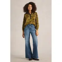 White Stuff Frankie Flare Jean Mid Denim Taglia: 24 | Pantaloni Outlet | Donna | Blu