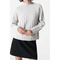 French Connection Kezia Recycled Mock Rib Jumper Pebble Neutral Taglia: XL | Maglioni a maglia Outlet | Donna