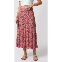 White Stuff Jane Jersey Maxi Skirt Red Print Taglia: 10 | Maxi gonne Outlet | Donna | Rosso