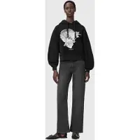 AllSaints Mysterie Dana Hoody Black Taglia: XS | Felpe con cappuccio Outlet | Donna | Nero