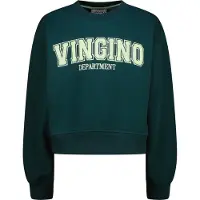 Vingino Girls Noralie Sweater Dark Jungle Green Taglia: 4 | Maglioni Outlet | Unisex | Ciano
