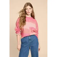 White Stuff Colourblock Dolly Jumper Pink Multi Taglia: 22 | Maglioni a maglia Outlet | Donna | Rosa