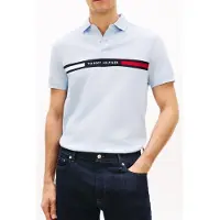 Tommy Hilfiger Hilfiger Chest Polo Breezy Blue Taglia: S | Polo Outlet | Uomo | Blu