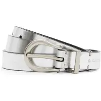 AllSaints Luna Mtalc Westrn Be Silver/antiquenckl Taglia: W36 | Cinture Outlet | Uomo | Grigio