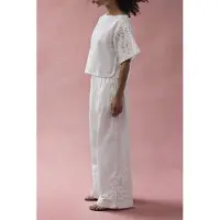 Alchemist Pants Moonflower Embr Very White Taglia: 44 | Pantaloni Outlet | Donna | Bianco