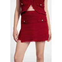 Guess Marciano GUESS Malina Ottoman Boucl Siren Red Taglia: XS | Pantaloncini Outlet | Donna | Rosso