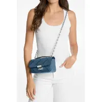 Michael Kors Small Convertible Chain Shoulder Dk Chambray Taglia: OS | Borse a mano Outlet | Donna