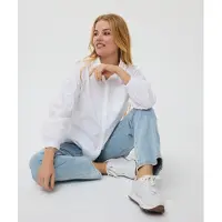 Esqualo Blouse Oversized Poplin Off White Taglia: 36 | Maglie a manica lunga Outlet | Donna | Bianco