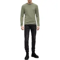 AllSaints Ivar Merino Crew Sap Green Marl Taglia: XXL | Maglioni a maglia Outlet | Uomo | Verde