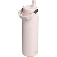 Stanley The AeroLight IceFlow Bottle Flip Straw 2.0 24oz, Rose Quartz 10-11283-145 borraccia termica con tappo a scatto e cannuccia, 700 ml
