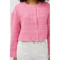 Esqualo Jacket Cropped Boucle Rose Taglia: 34 | Giacche corte Outlet | Donna | Rosa