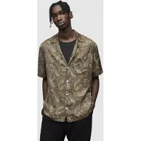 AllSaints Nidaros Ss Shirt Orange Taglia: XL | Camicie Casual Outlet | Uomo | Arancione