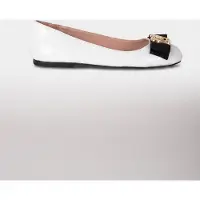 Moschino Patent-leather Ballet Flats White Taglia: 35 | Ballerine Outlet | Donna | Bianco