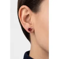 Purelei Red Heart Ohrringe Silver Taglia: OS | Orecchini Outlet | Donna | Grigio