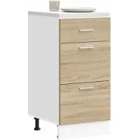 vidaXL Armadio base Lyon Sonoma quercia 40x46x81,5 cm materiale a base di legno