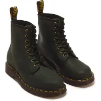 Dr. Martens unisex. 11822300 Stivaletti in Pelle 1460 Dms verde (36), Basso, Stringhe, Casual
