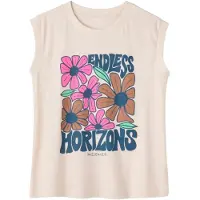 Passenger Women's Endless Horizons Recycled Cotton Vest Top Donna (XL, beige)