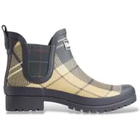 Barbour per donna. LRF0091 Stivali Mallow Chelsea Welly tartan birchwood (5), Beige, Basso, Nessuno, All'aperto