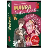 Sonstige Verlage Set di cartoline per l'avvento: Conto alla rovescia di Natale in stile manga