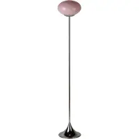 Osram Piantana Decor Forma, rosa/cromo, altezza 149 cm, vetro