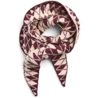 Pieces Sciarpa 'KOMMA ' beige / lilla