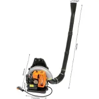 StarTech.com Soffiatore a benzina - Soffiatore a zaino - Motore a 2 tempi da 63cc - Raffreddato ad aria - Spallacci regolabili - Serbatoio del carburante