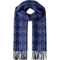 Hackett London per uomo. HM0400111 Sciarpa Brnd blu (OSFA), Casual, Lana, Classico