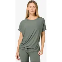 Super.natural Women's Yoga Loose Tee T-shirt Donna (XL, olivia/verde)