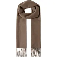 Hackett London per uomo. HM0400108 Sciarpa Solid Patch Cash marrone (OSFA), Casual, Classico, Chachemire