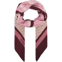 Liu Jo foulard da donna con logo bordeaux