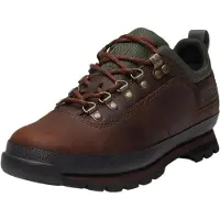 Timberland per uomo. TB0A443ZW011 Stivali Euro Hiker a collo basso marrone scuro (41), Pelle, Stringhe, Casual, All'aperto