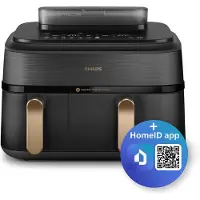 Philips Airfryer Serie 5000 da 9.0L con cottura a vapore Friggitrice ad aria NA552/00